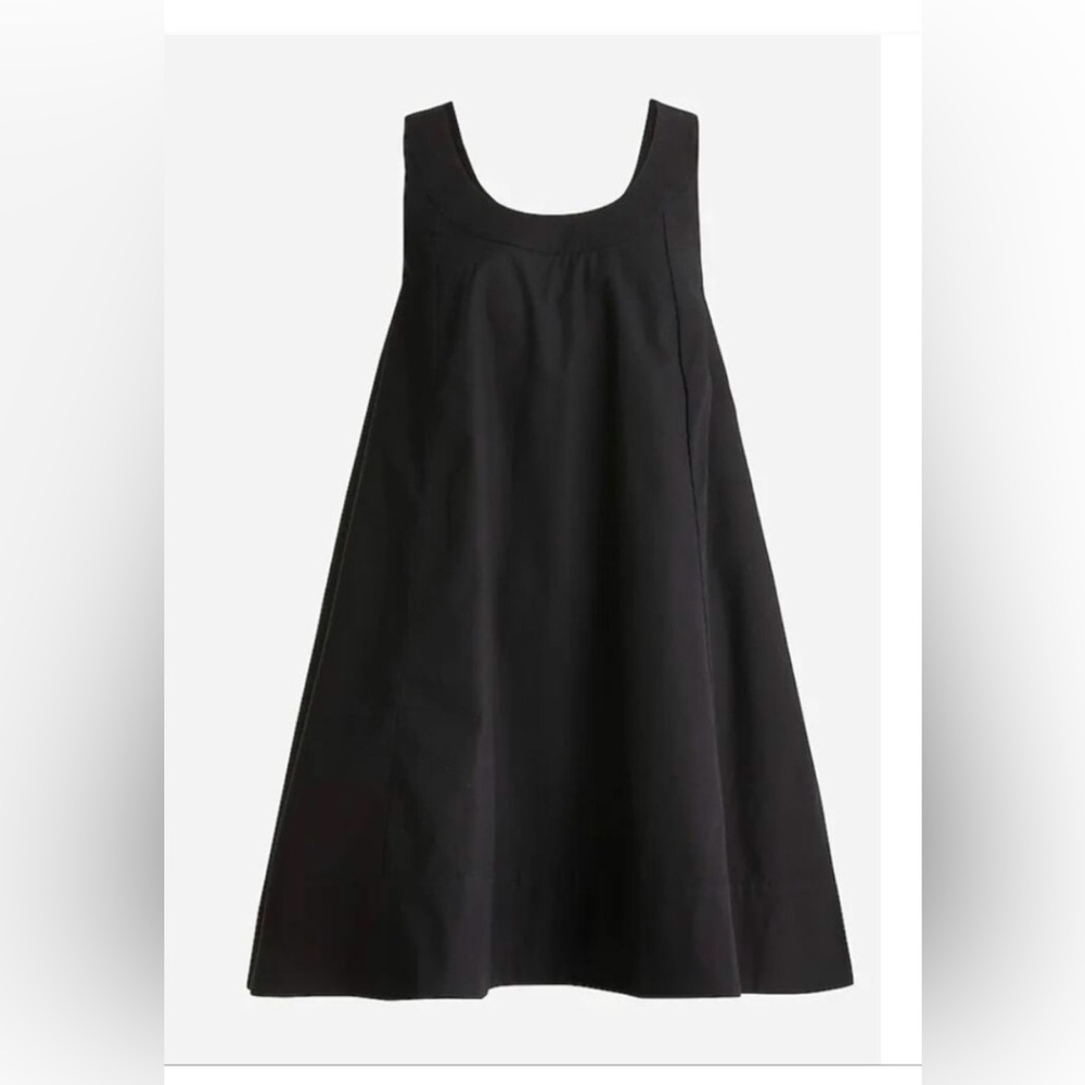 J. Crew Scoopneck shift dress in cotton poplin